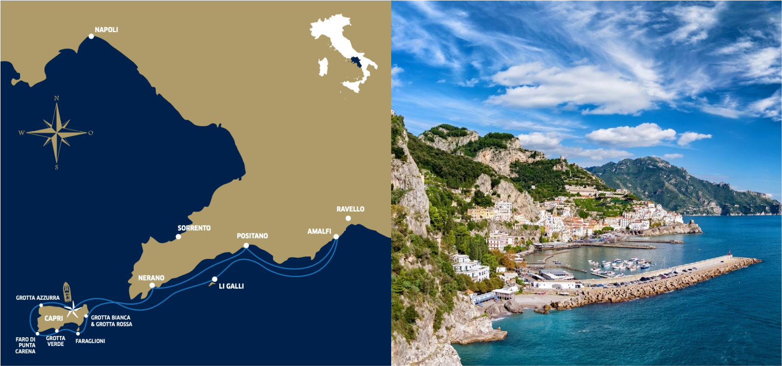 Capri & Amalfi Coast Yacht Experience