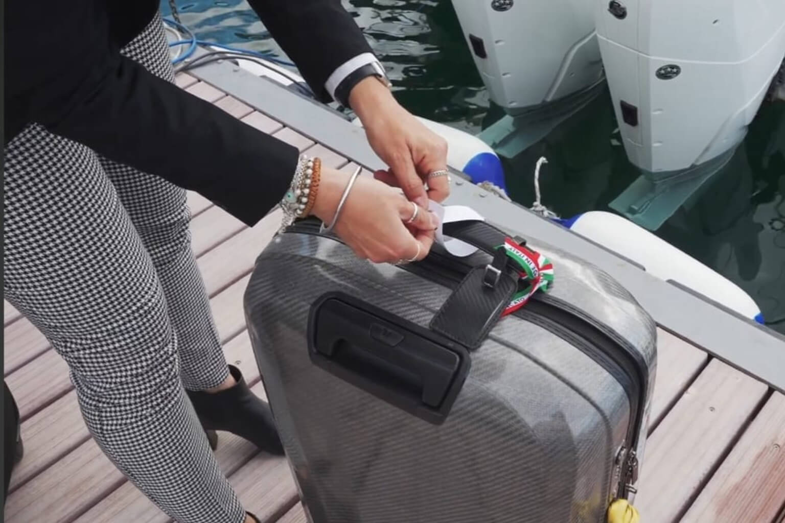 Luxury yacht transfer